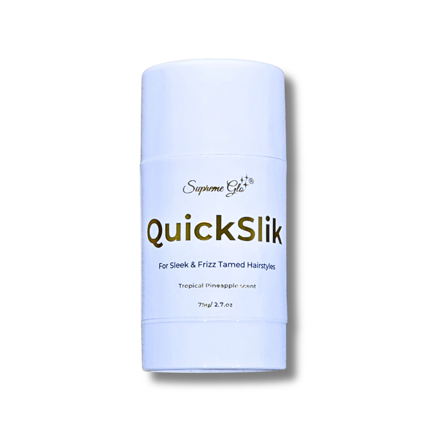 QuickSlik hair product container on a white background