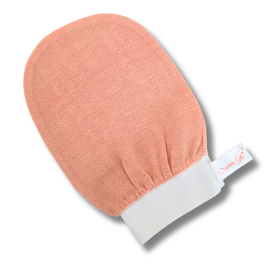 skin exfoliation mitt